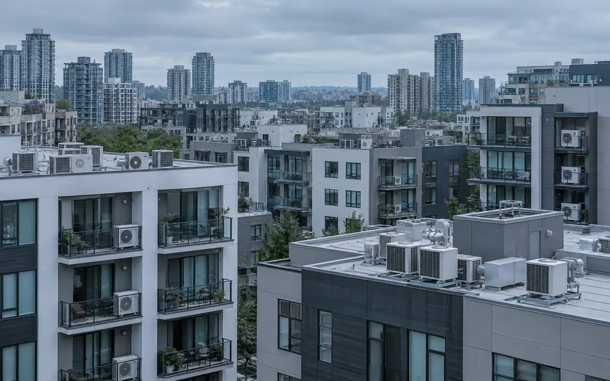 Residential street in Chicago, Illinois